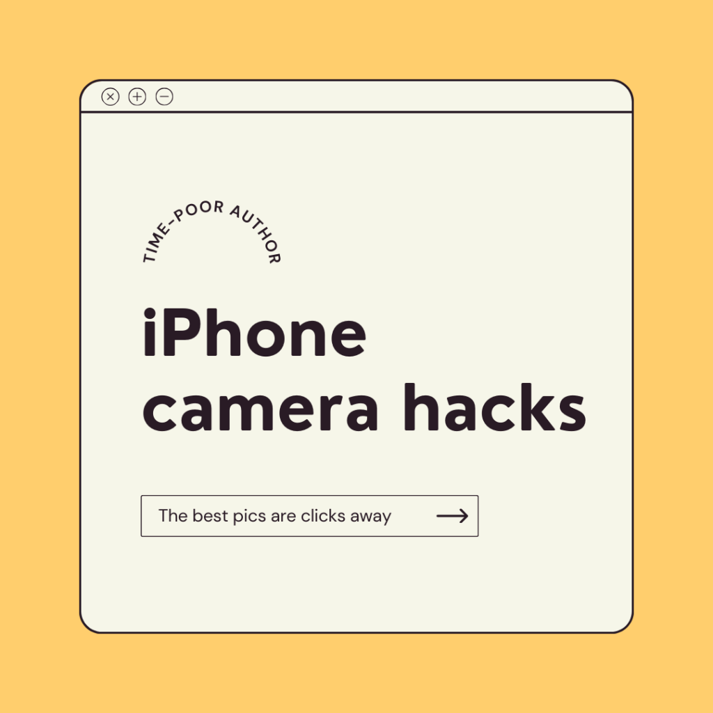 iPhone camera settings to make pics&nbsp;pop